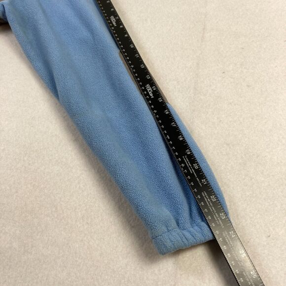 The North Face Fleece Jacket Women's Medium Blue Color Block Soft Shell Full Zip - Picture 9 of 11